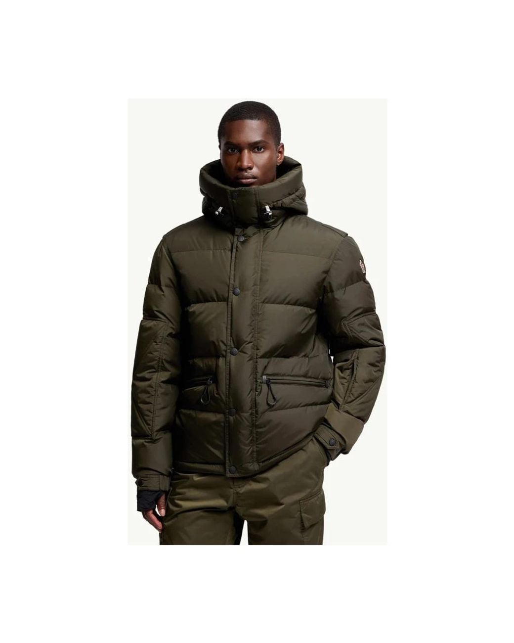 Down Jackets di Moncler in Green da Uomo
