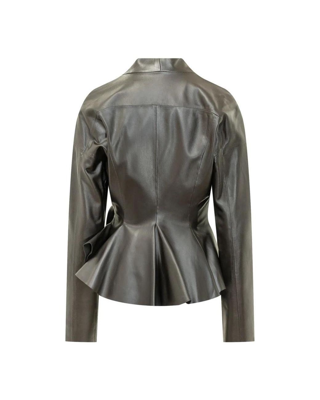 Leather Jackets Alberta Ferretti en coloris Black