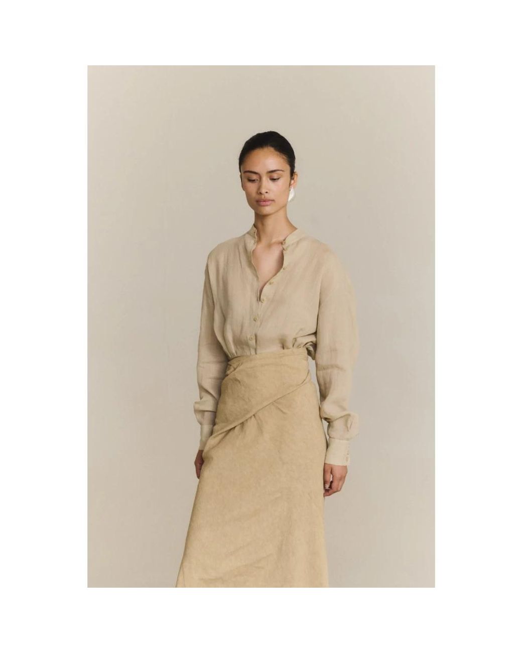 Cortana Natural Maxi Skirts