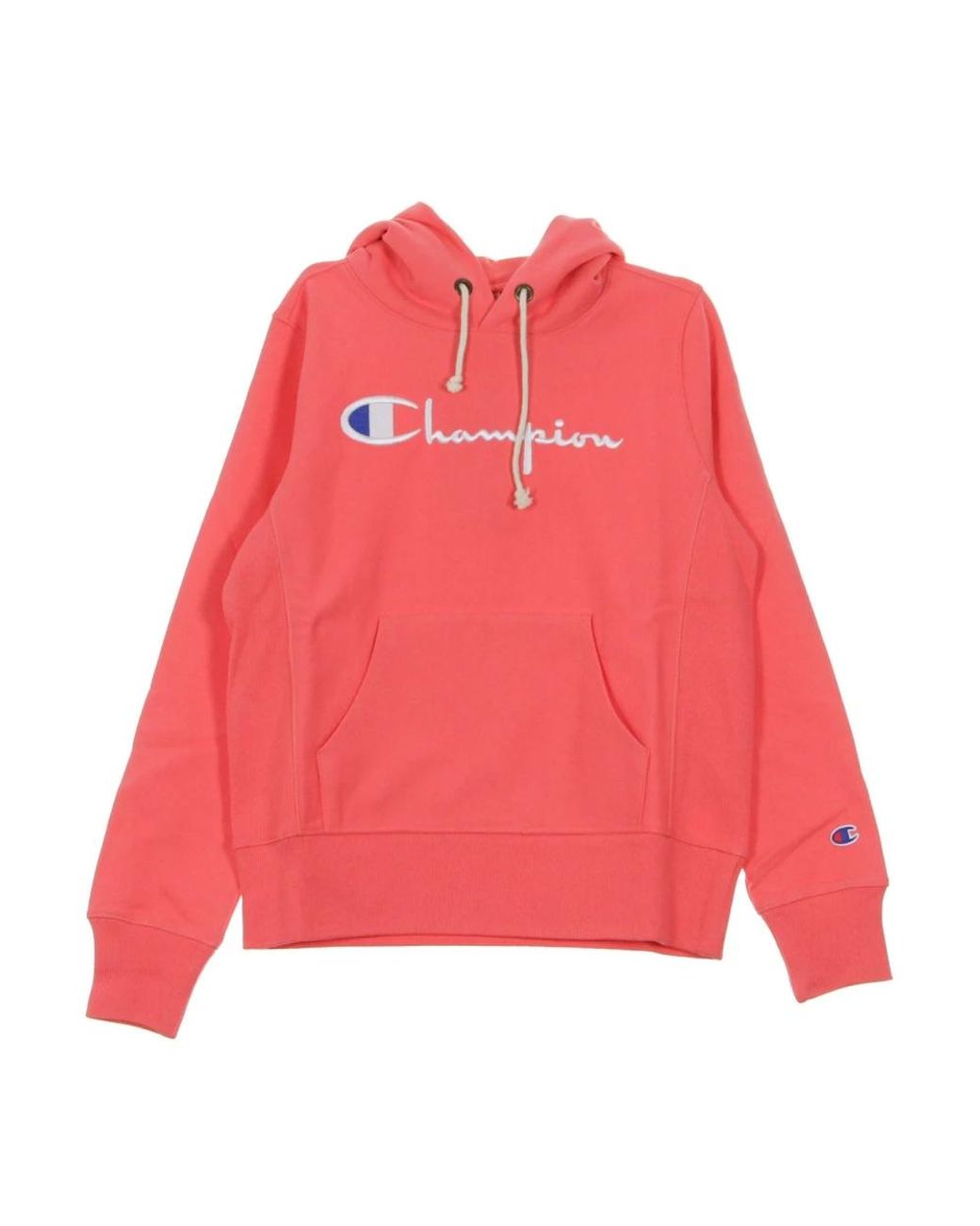 Champion Hoodies & Sweatvesten ,Roze ,Roze Hoodie Voor Vrouwen in het Red