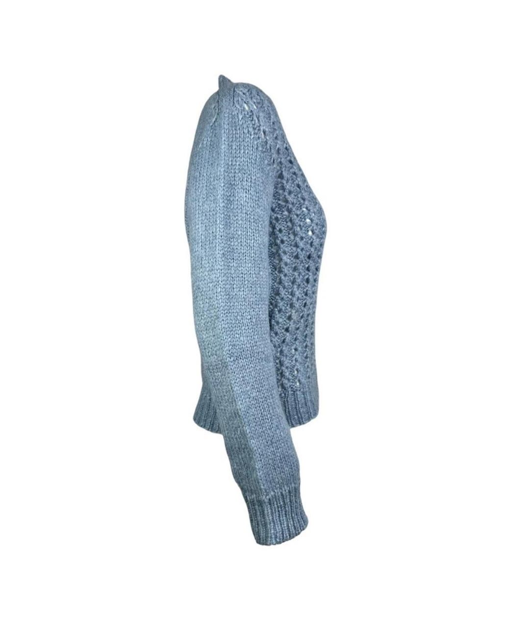 Dondup Blue Round-Neck Knitwear