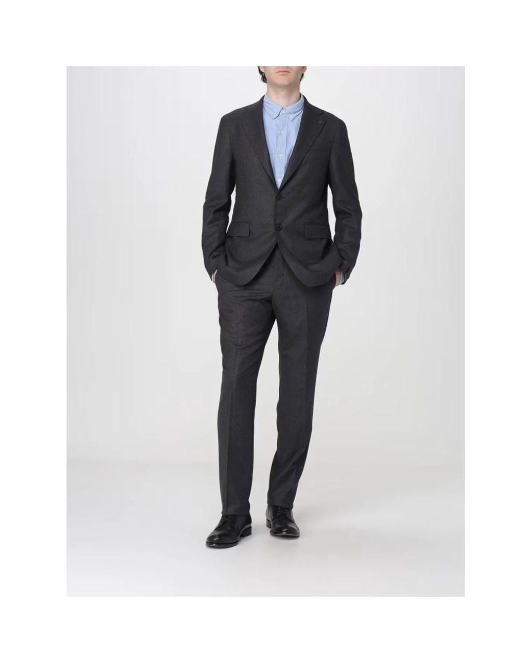 Single Breasted Suits Tagliatore de hombre de color Black