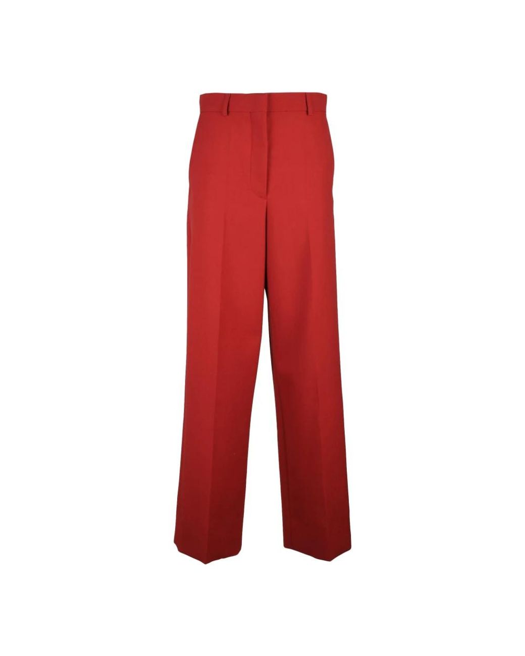Stella McCartney Red Wide Trousers