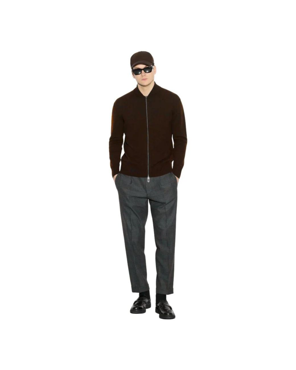 Cardigans Paolo Pecora de hombre de color Brown