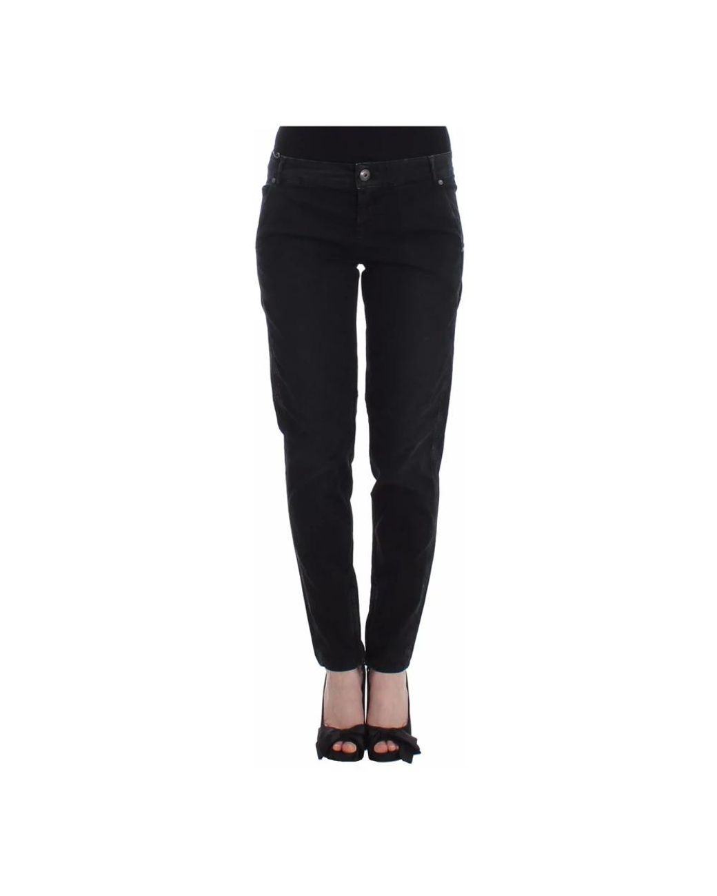 Ermanno Scervino Black Slim Fit Jeans