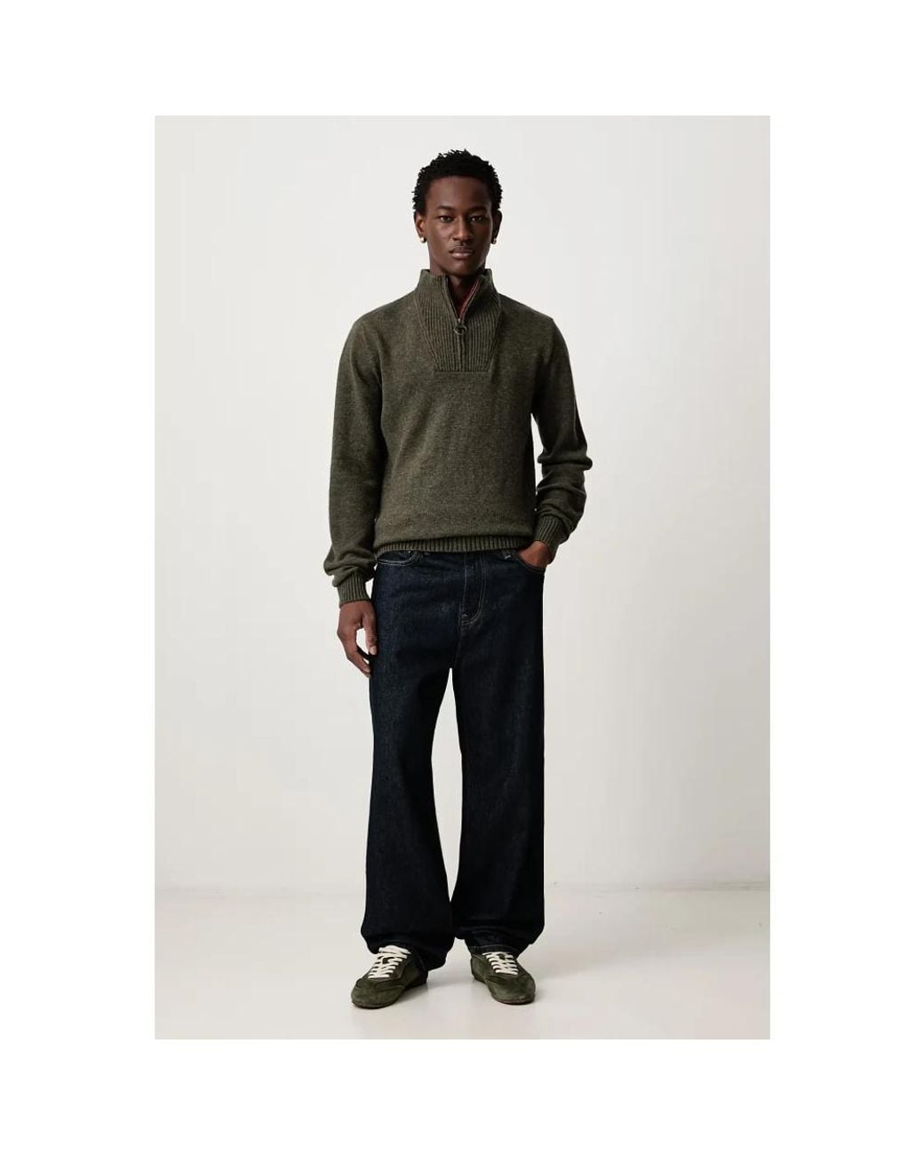 Turtlenecks Barbour de hombre de color Black