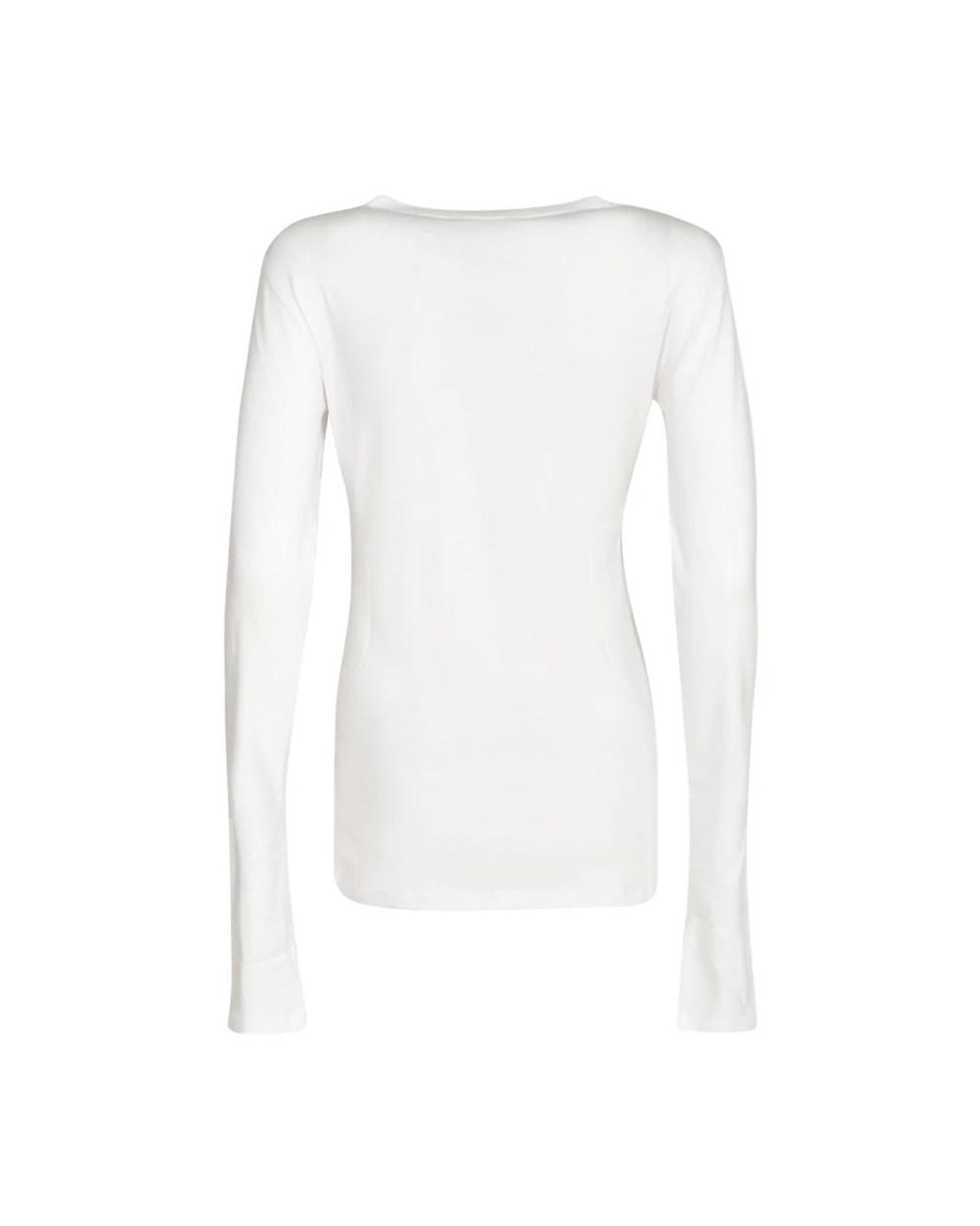Ann Demeulemeester White Long Sleeve Tops