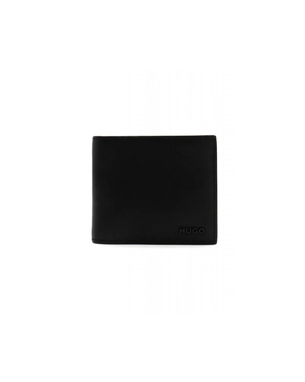 HUGO Accessoires ,Zwart ,Leer Rafferty 8 Card Holder in het Black voor heren