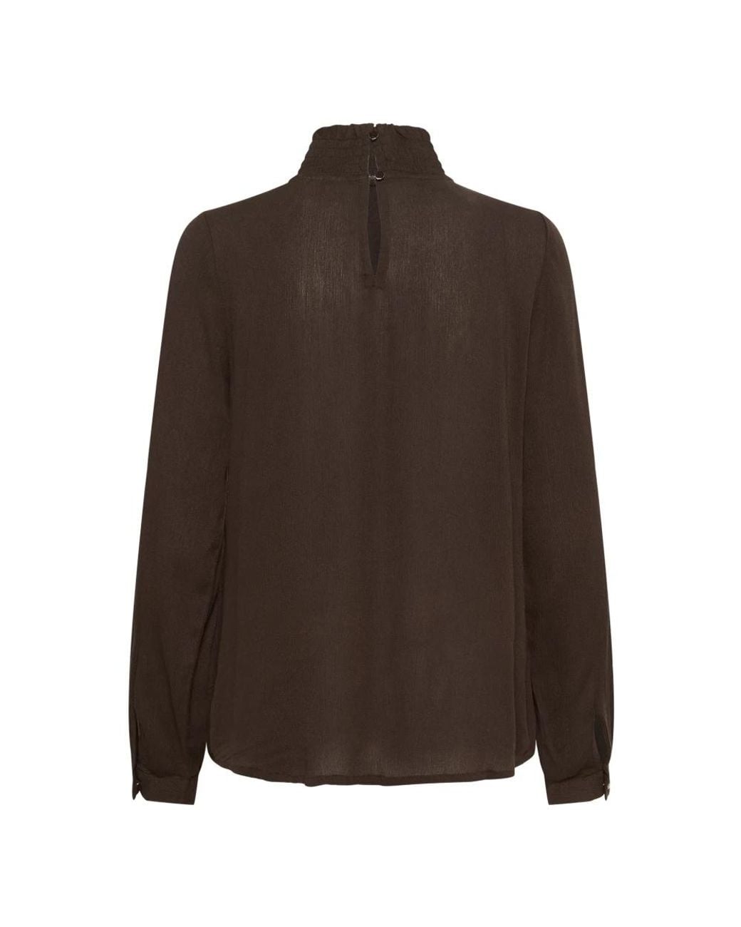 Blouses Kaffe de color Brown