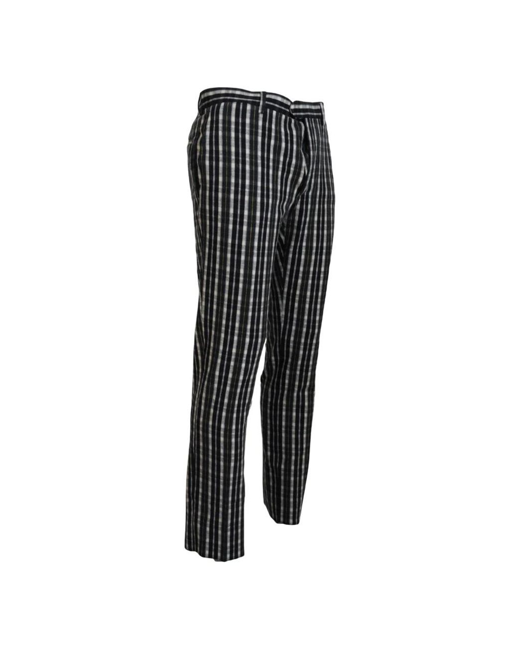 Bencivenga Black Slim-Fit Trousers for men