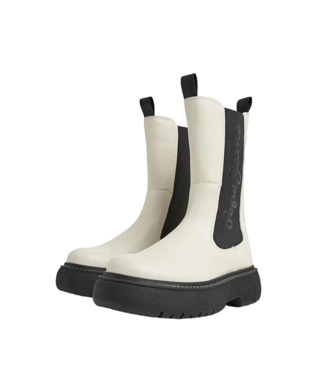 Pepe Jeans Black Chelsea Boots