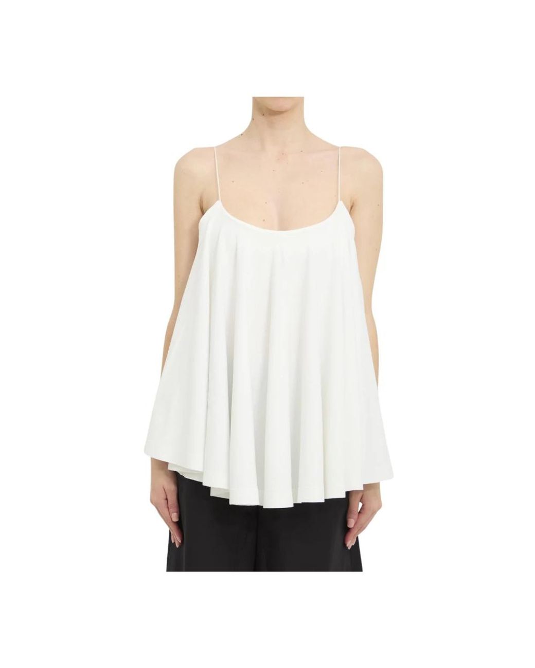 Jacquemus White Sleeveless Tops