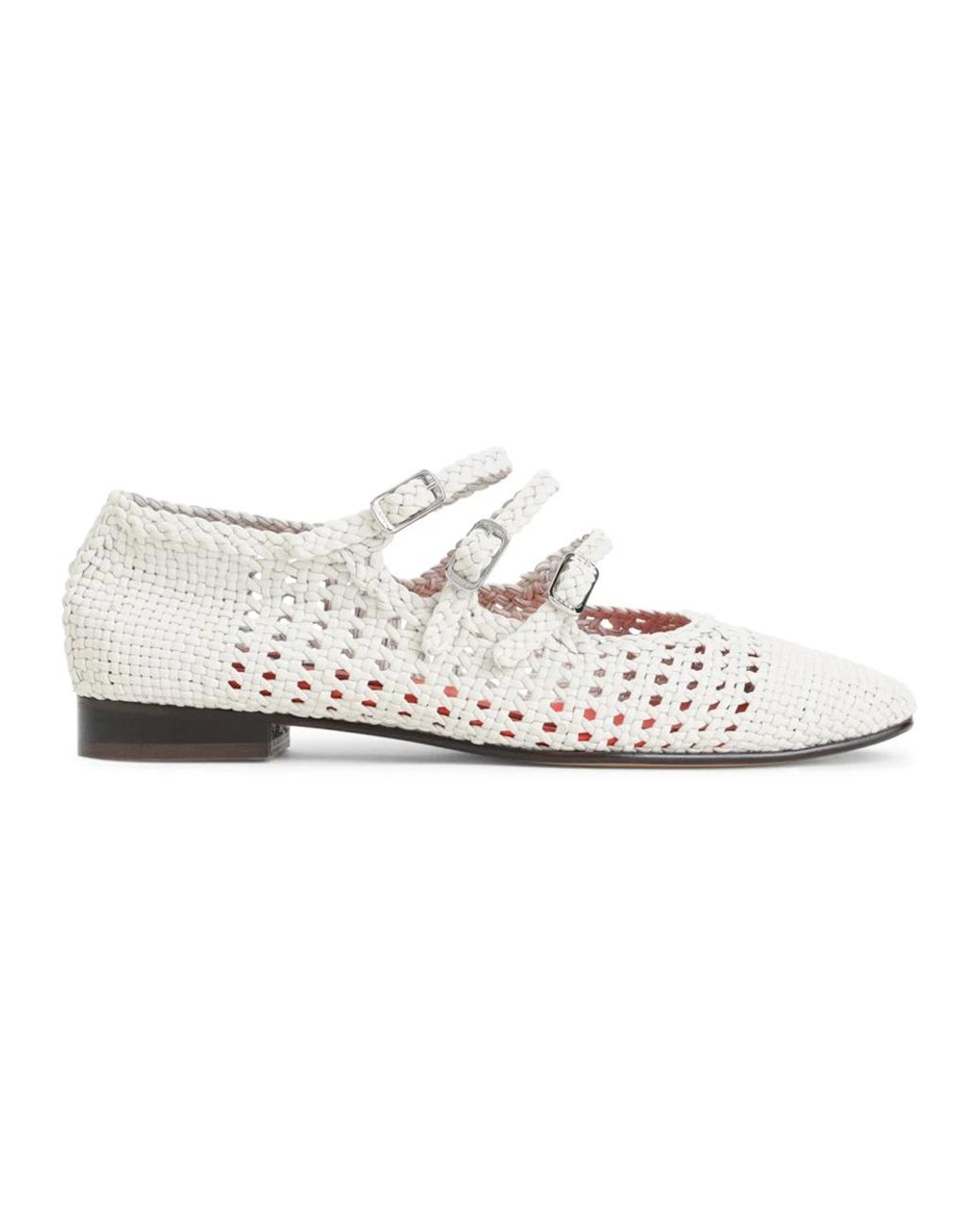 CAREL PARIS White Ballerina Shoes