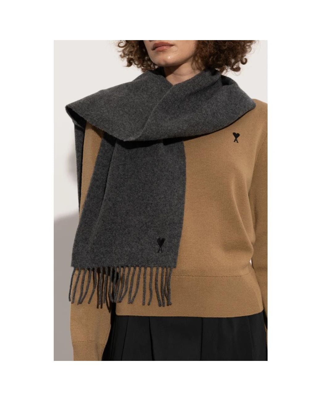 Winter Scarves di AMI in Black