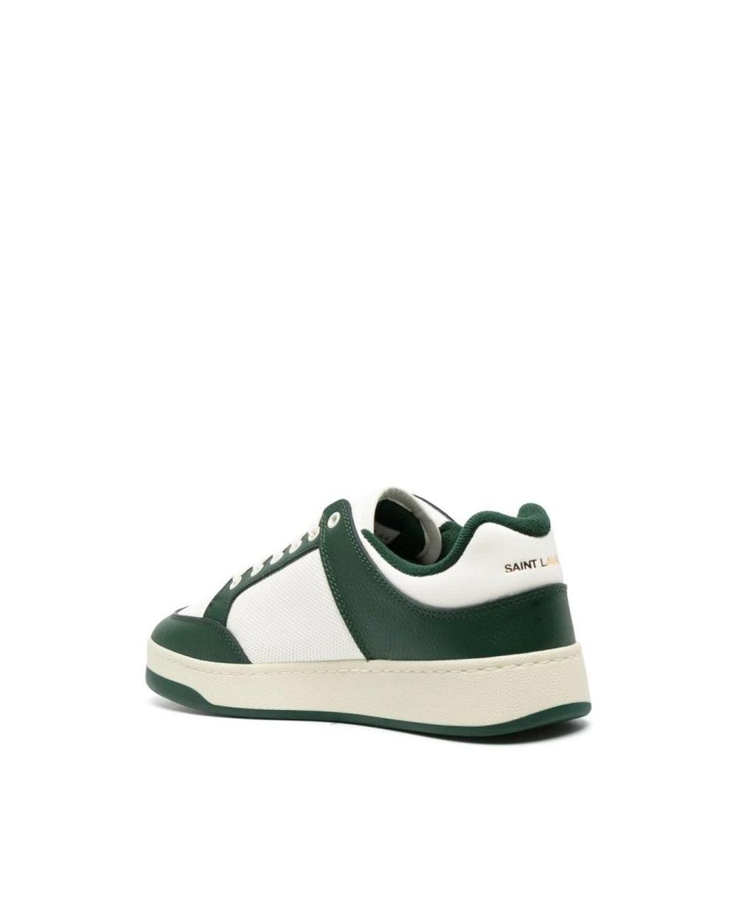Saint Laurent Schoenen ,Wit ,Leer Sl/61 Low-Top Sneaker in het Green voor heren
