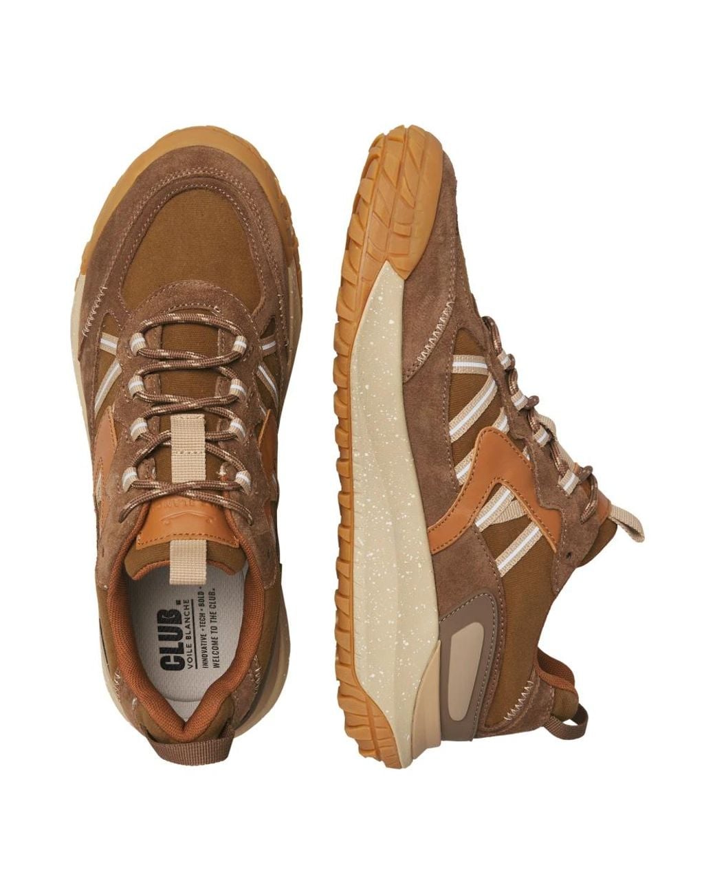 Voile Blanche Brown Sneakers for men