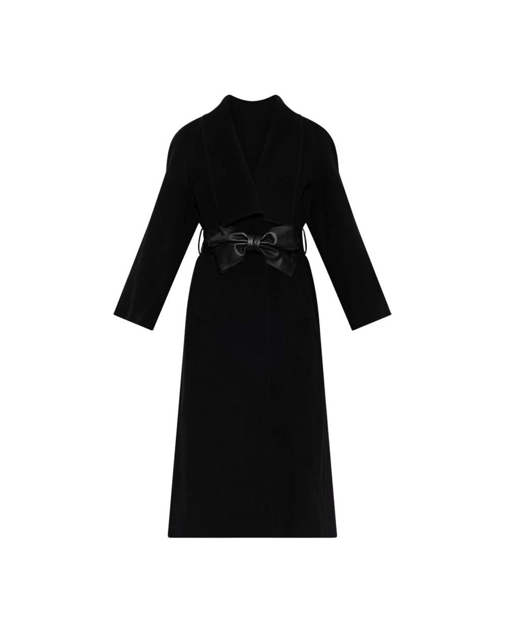 Valentino Garavani Black Belted Coats