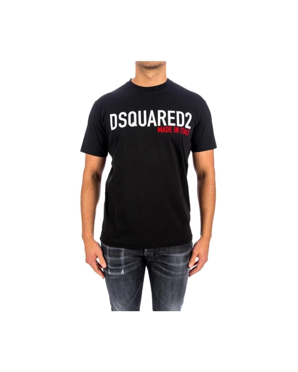 DSquared² Black T-Shirts for men