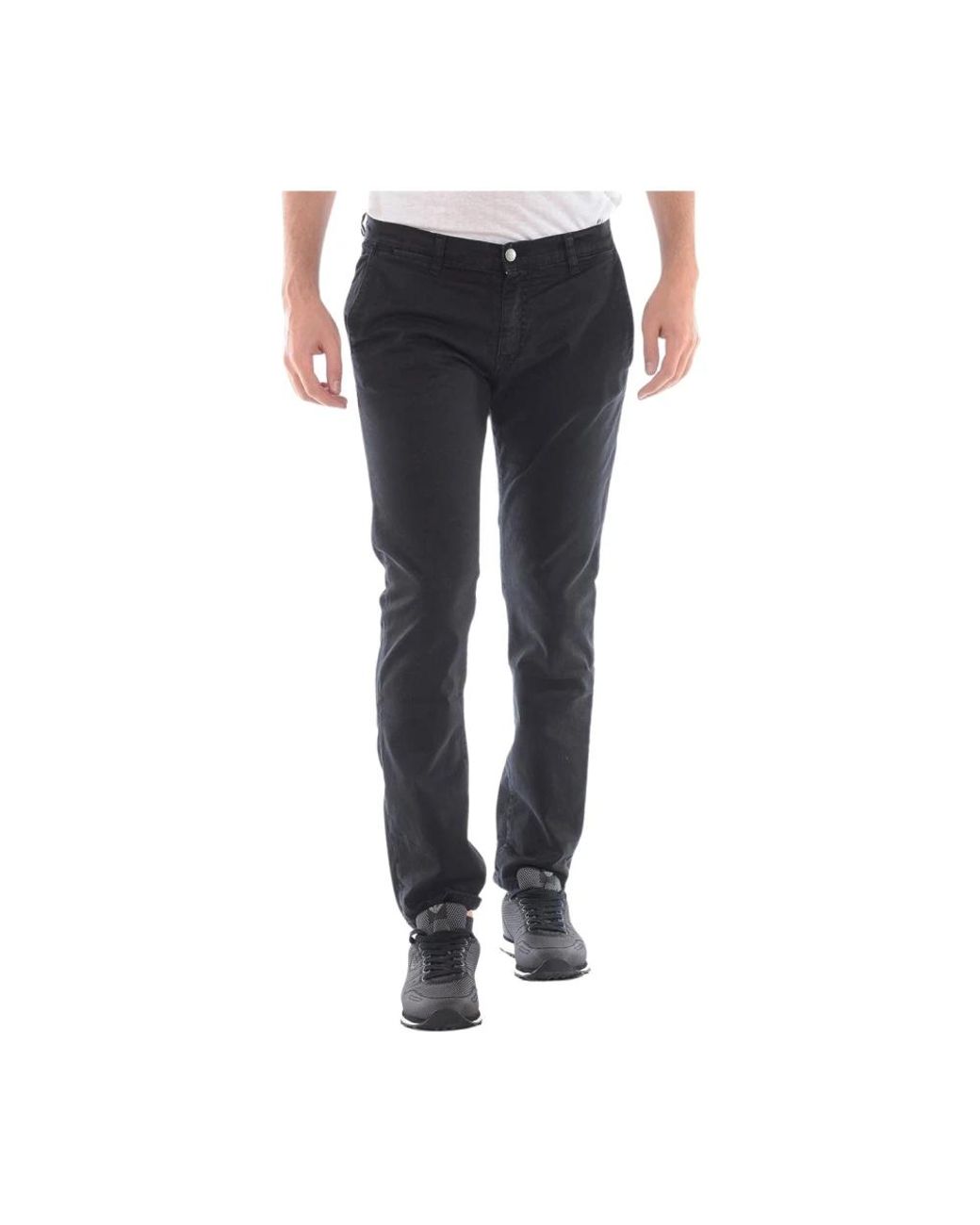 Daniele Alessandrini Blue Chinos for men