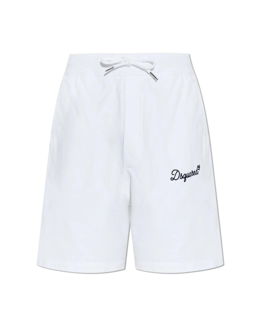 DSquared² White Casual Shorts for men