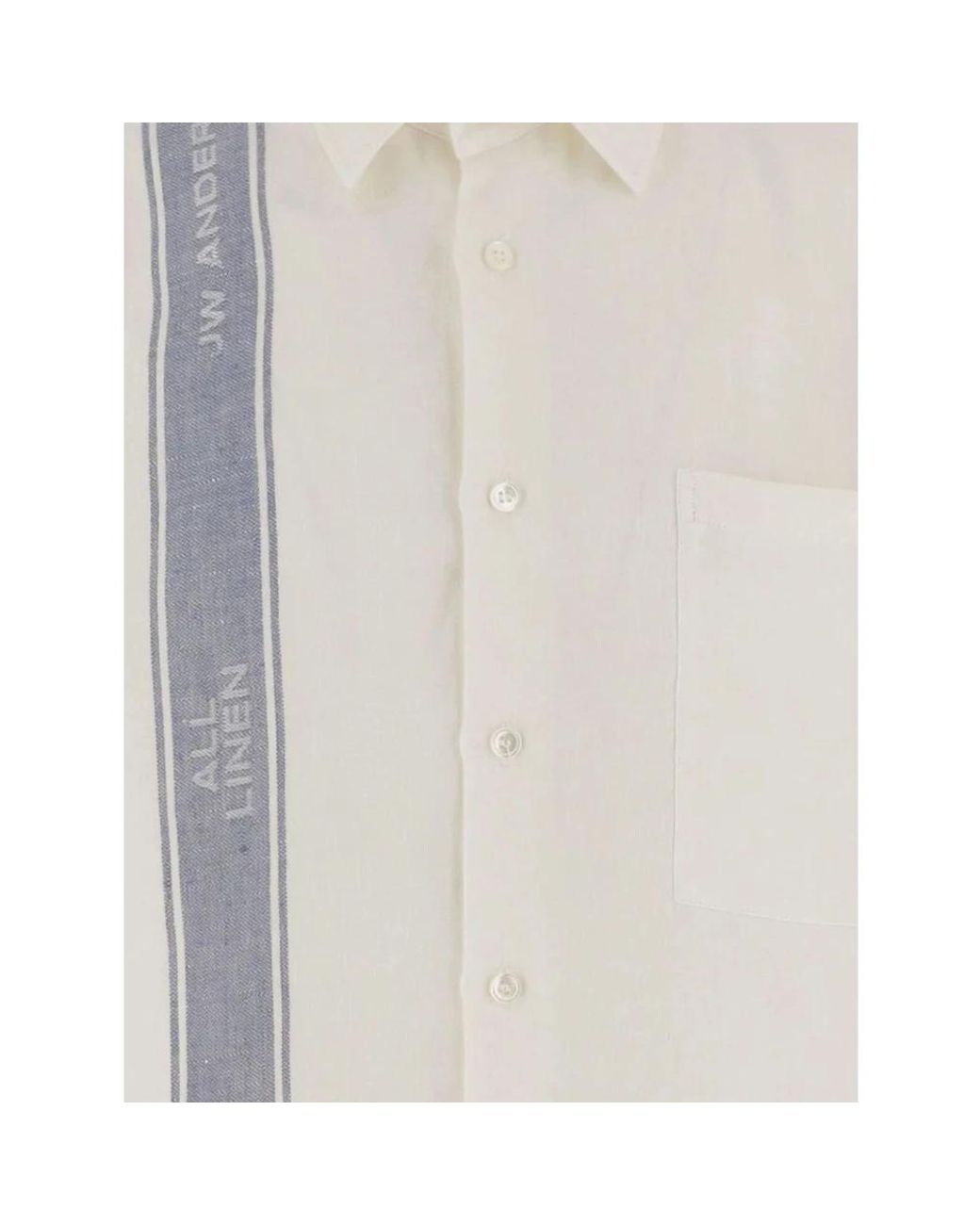 J.W. Anderson White Casual Shirts for men