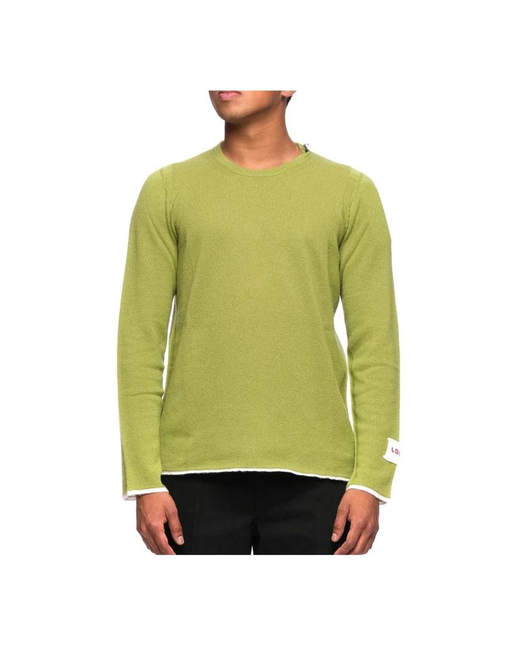 Longo Cashmere-Pullover in Green für Herren
