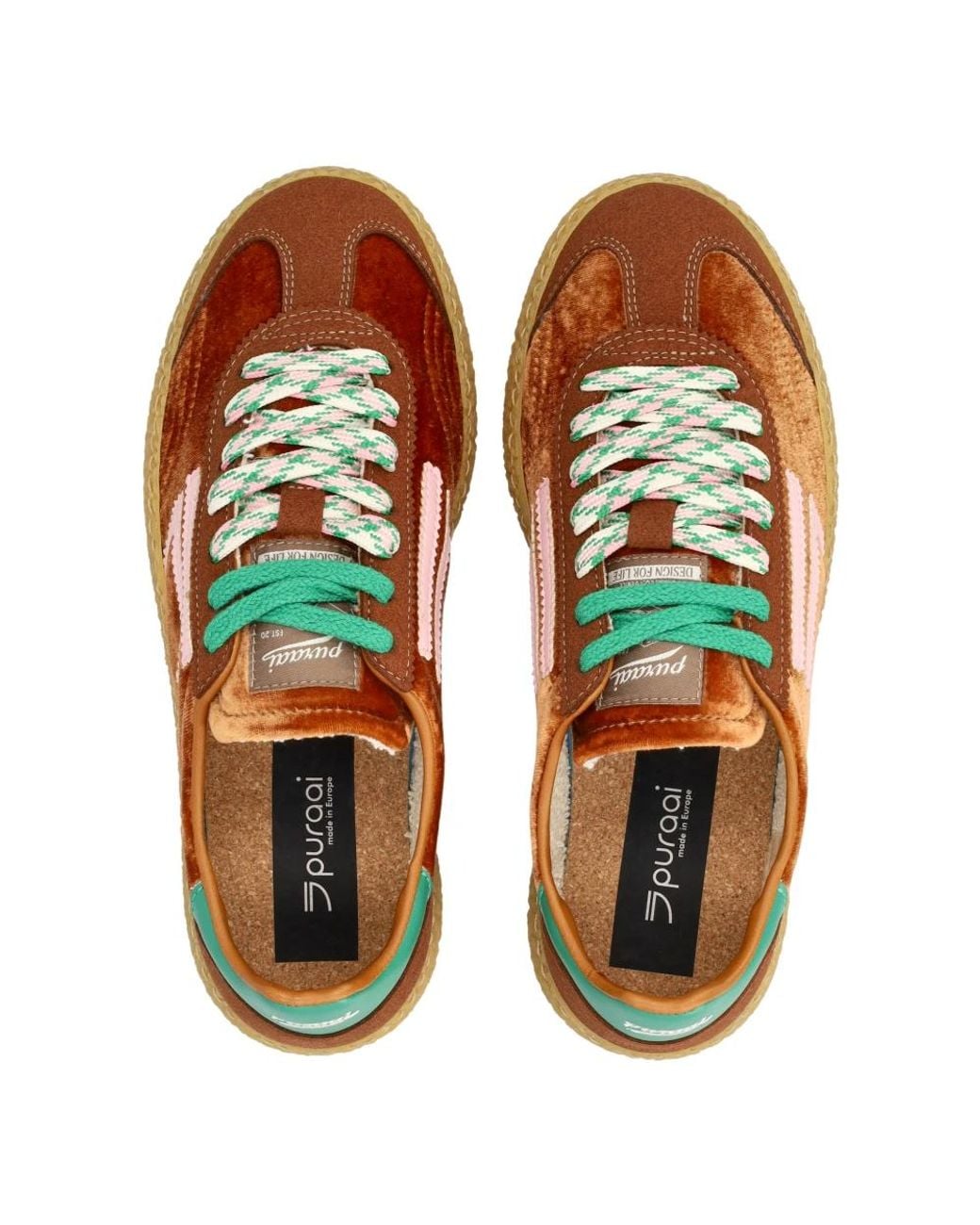 PURAAI Brown Sneakers