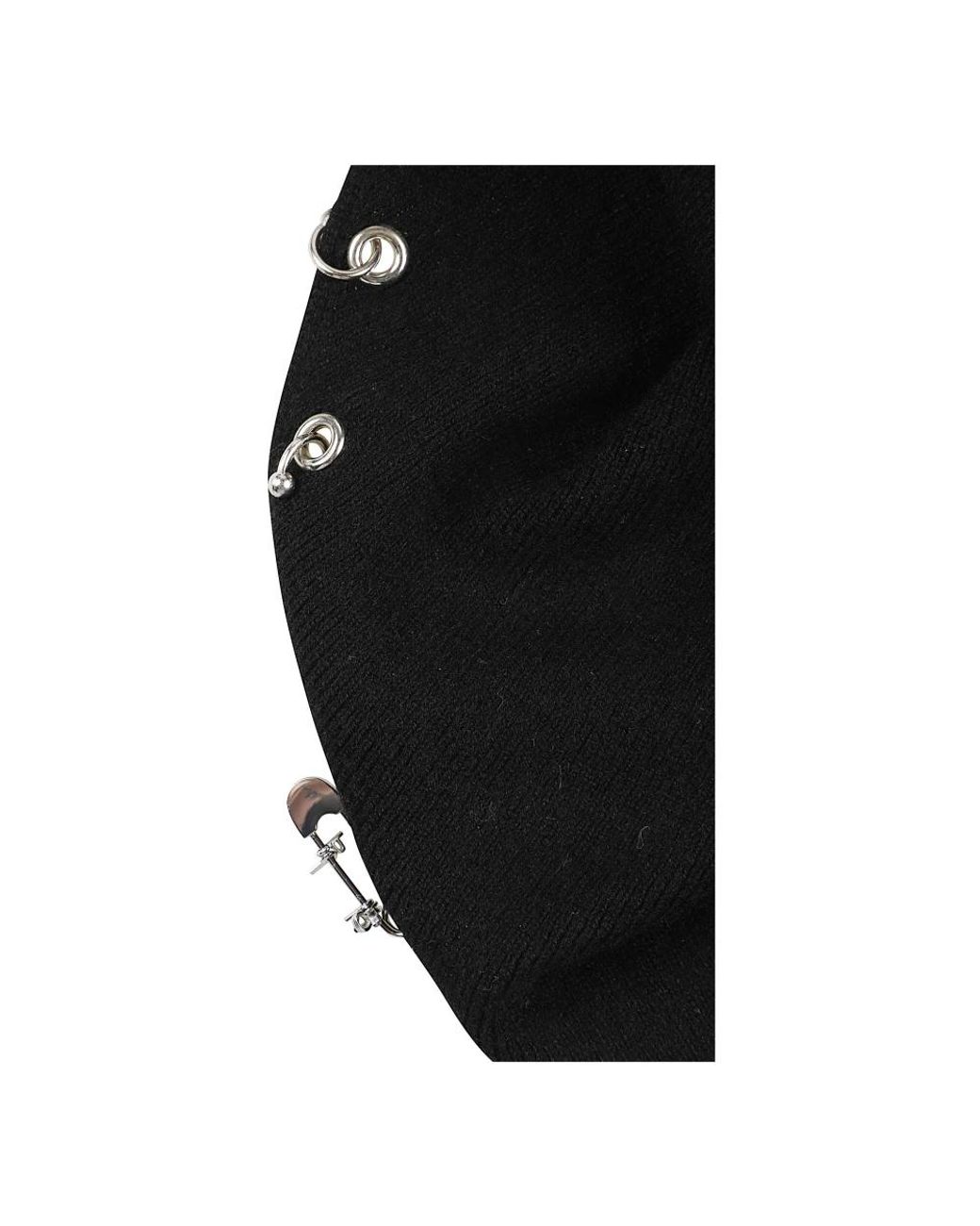 Pinko Black Winter Scarves