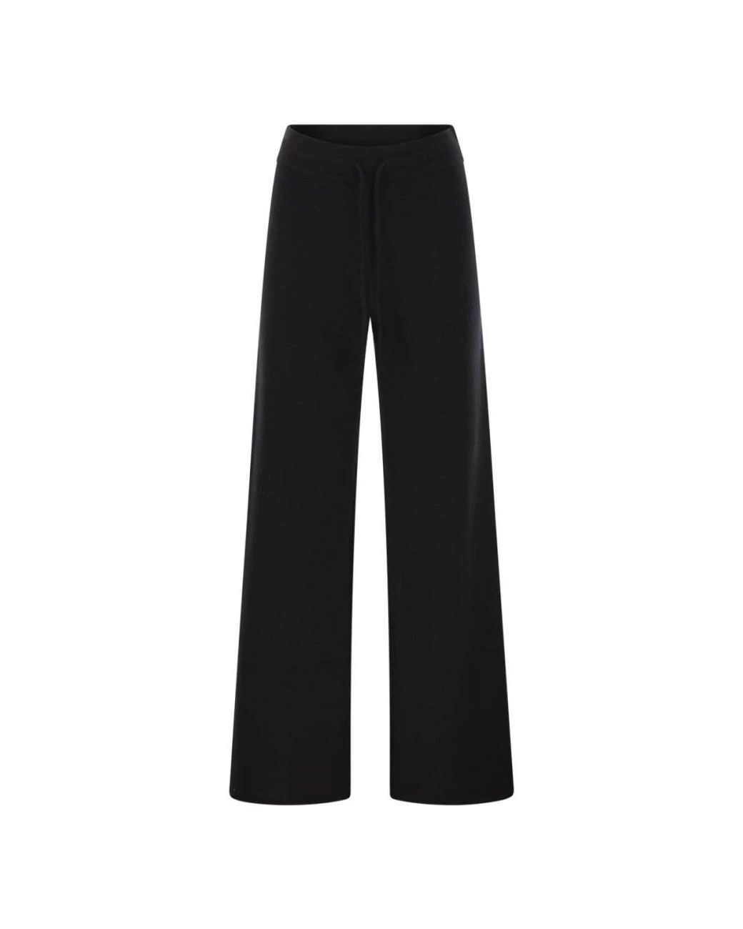 Mc2 Saint Barth Black Wide Trousers
