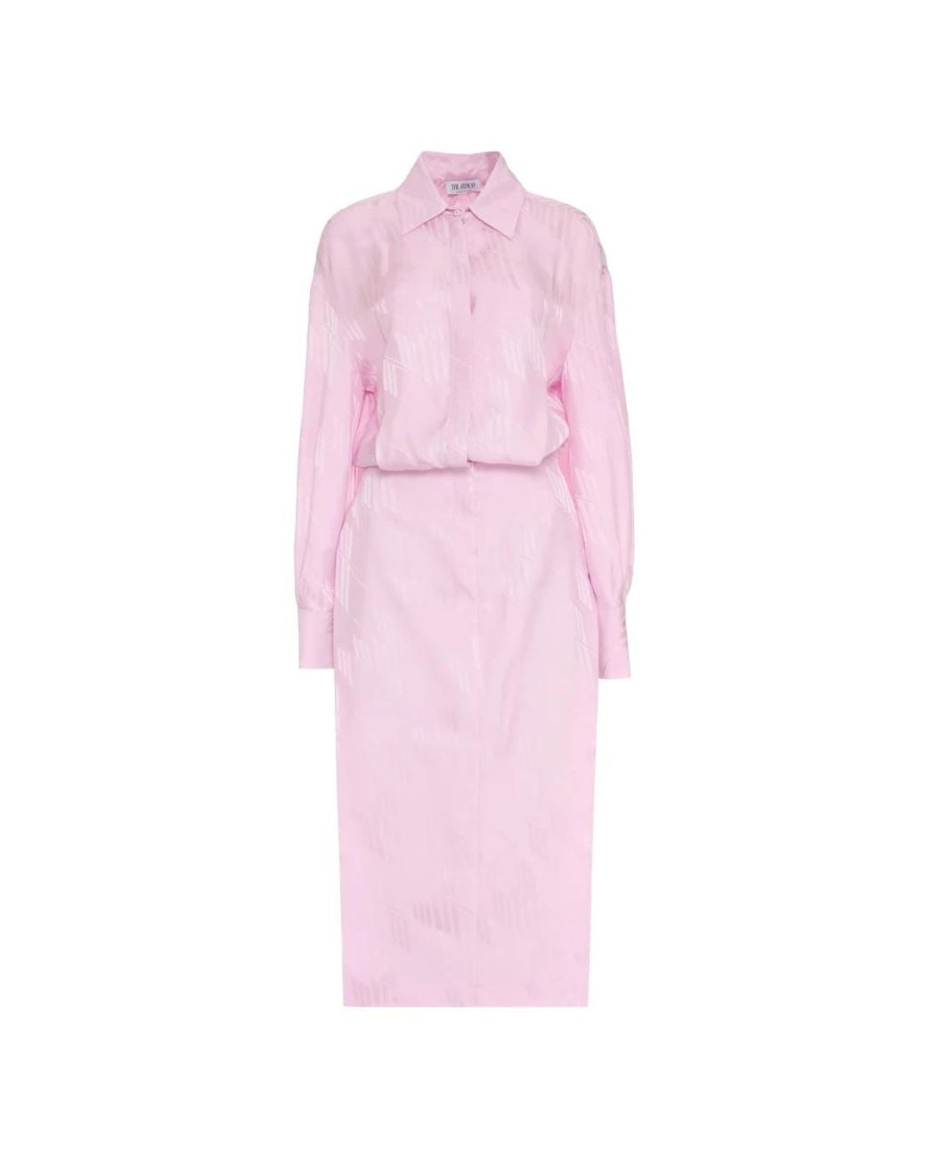 The Attico Pink Shirt Dresses