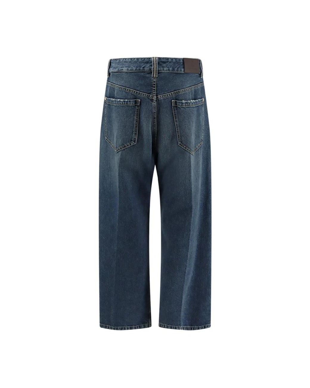 Brunello Cucinelli Blue Straight Fit Jeans