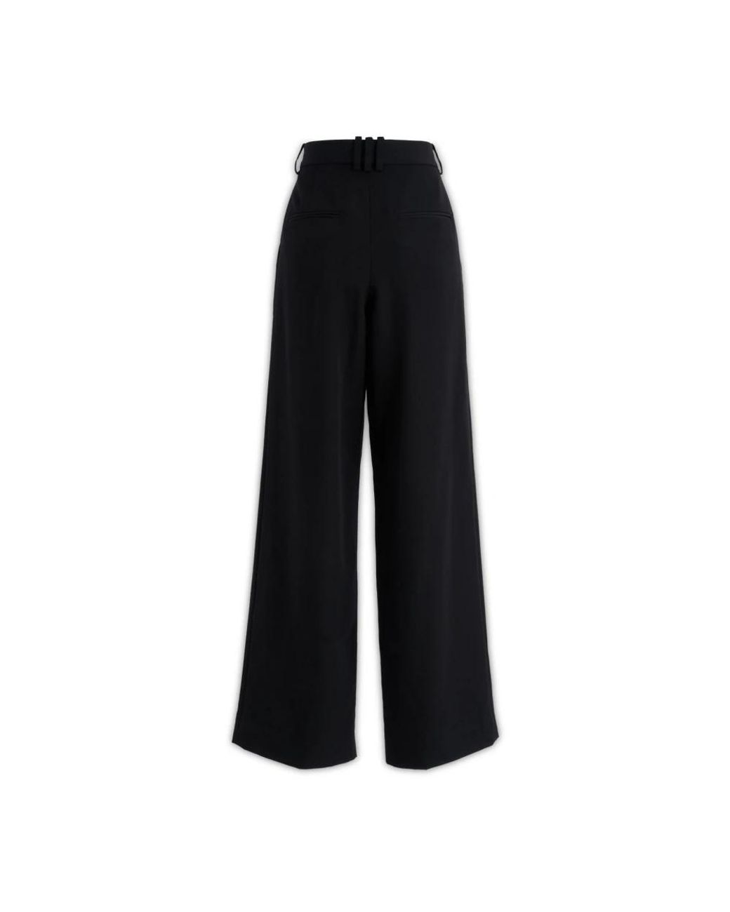 Balmain Black Wide Trousers