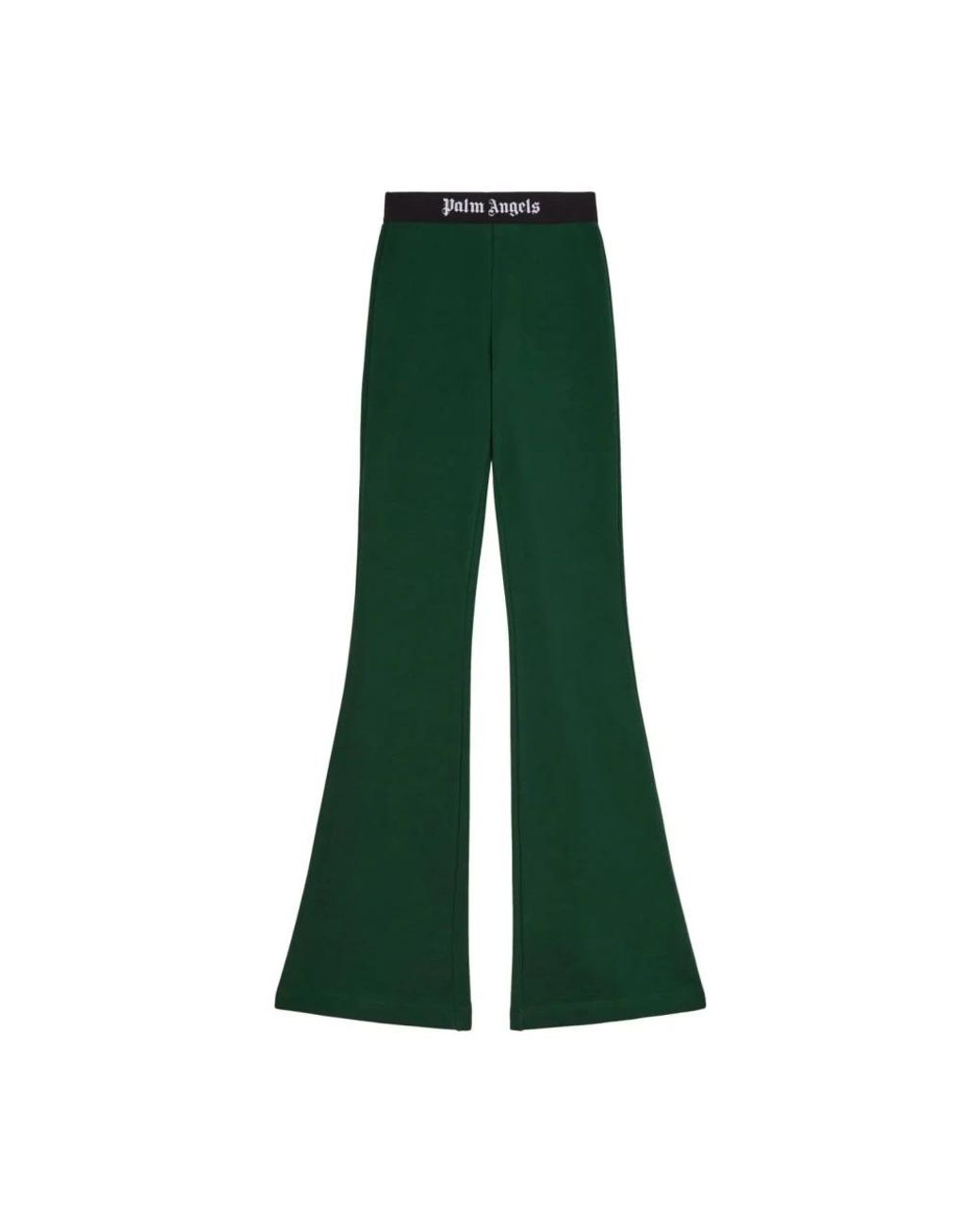 Palm Angels Green Wide Trousers