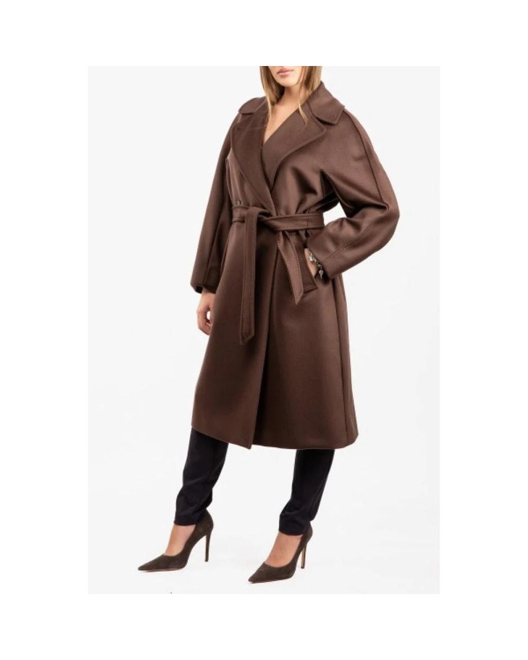 Weekend by Maxmara Brown Belted Coats