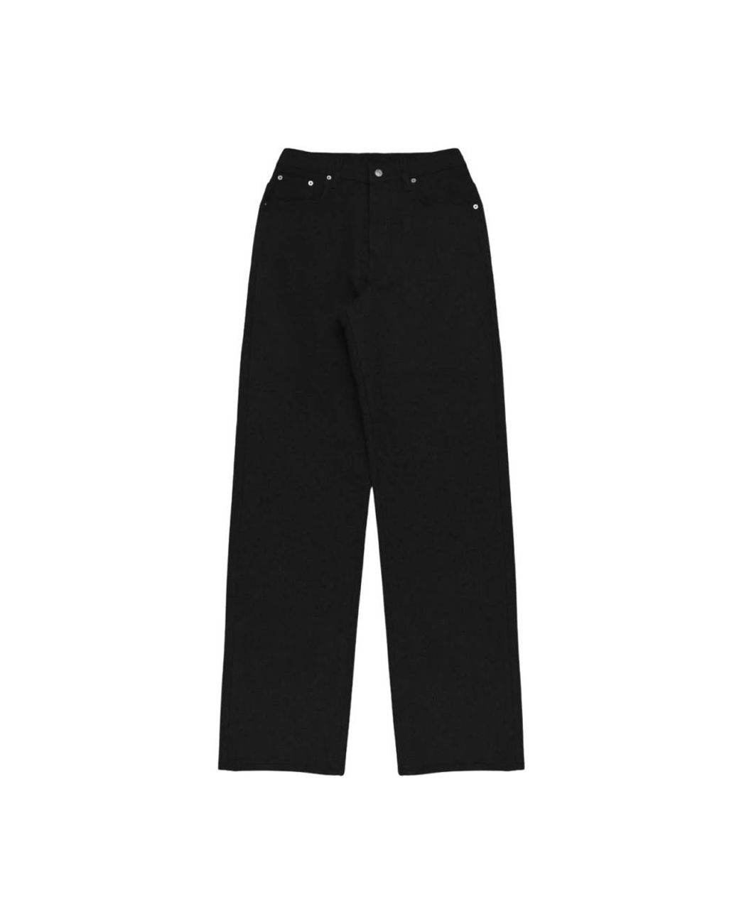 Dries Van Noten Black Straight Trousers for men