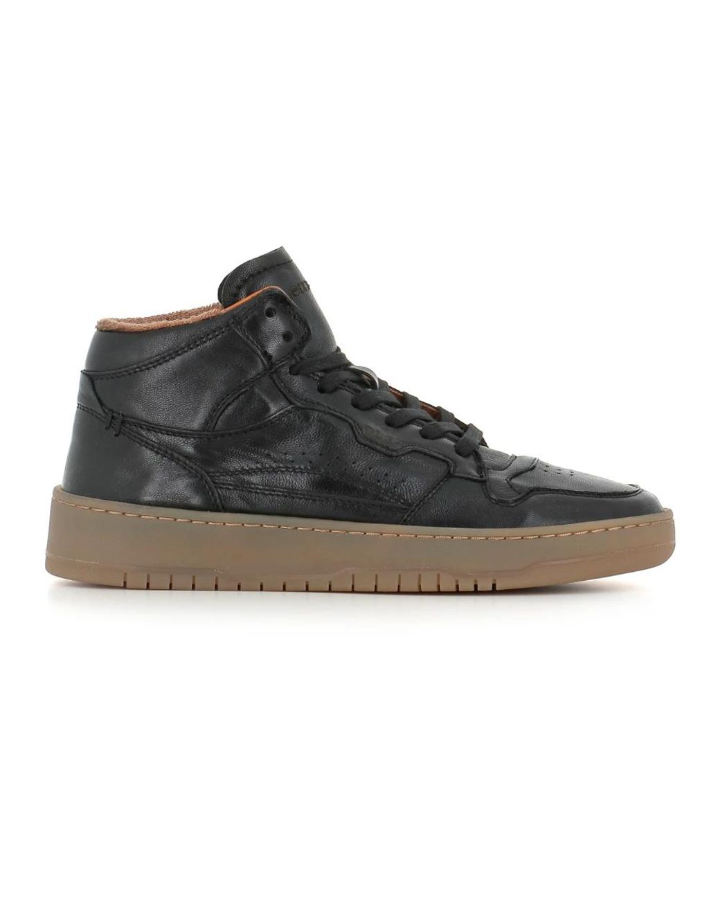 LEMARGO Schoenen ,Zwart ,Leer High Sneaker in het Black