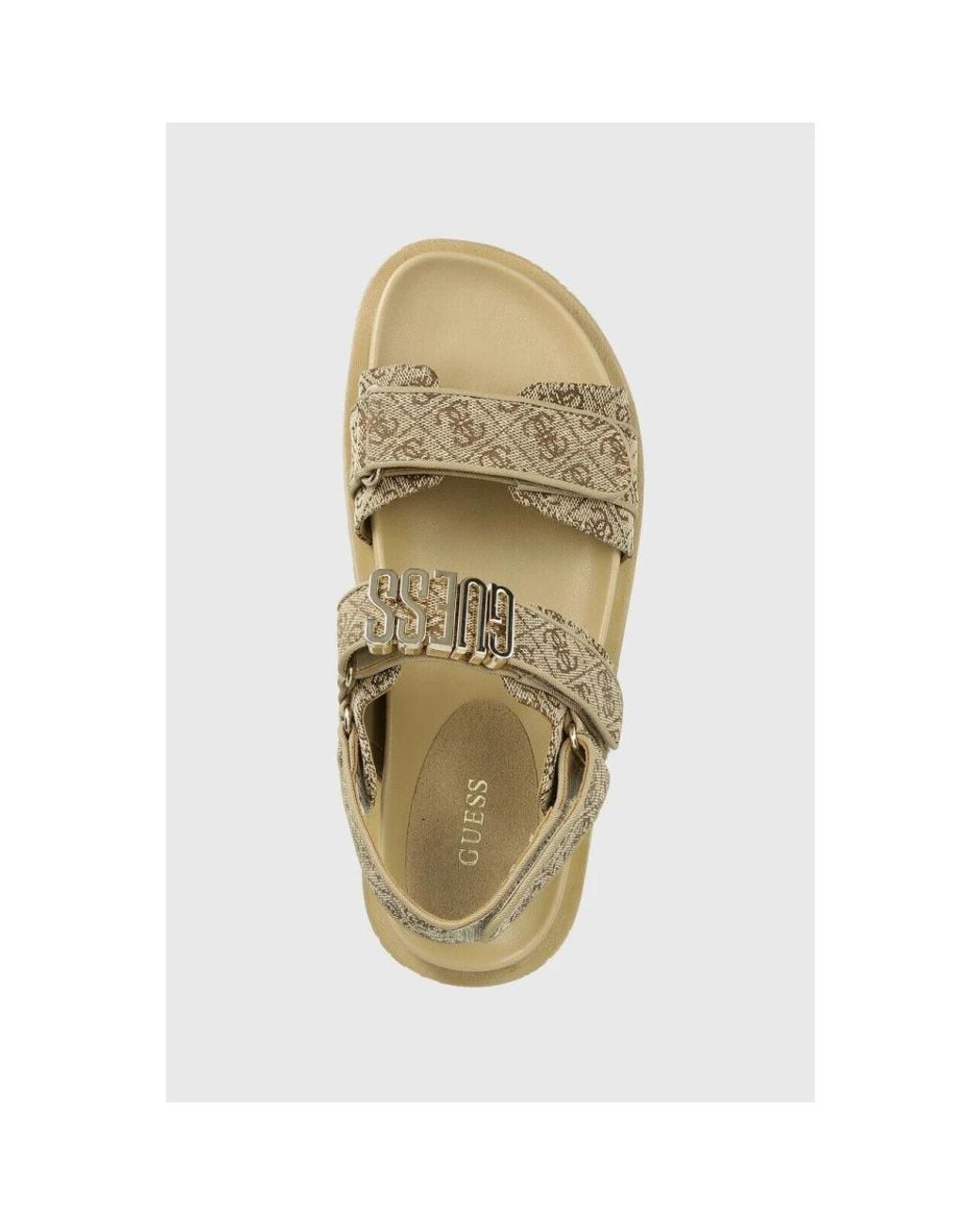 Flat Sandals Guess en coloris Metallic