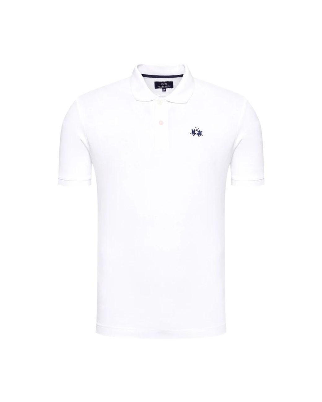 La Martina White Polo Shirts for men