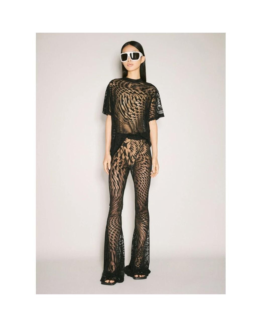 Mugler Black T-Shirts