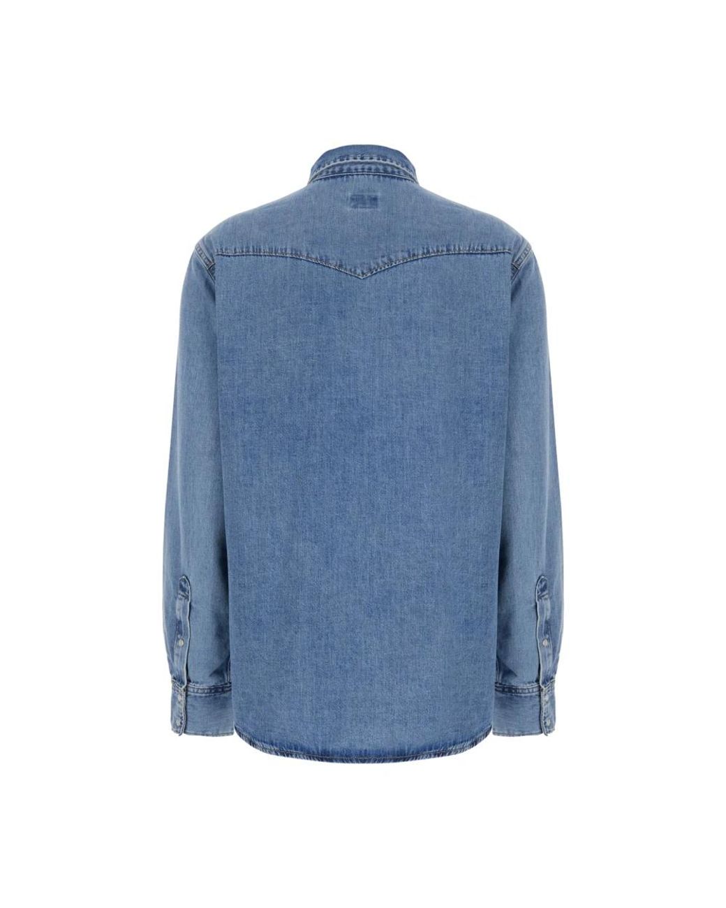 AG Jeans Blue Shirt With Classic Collar
