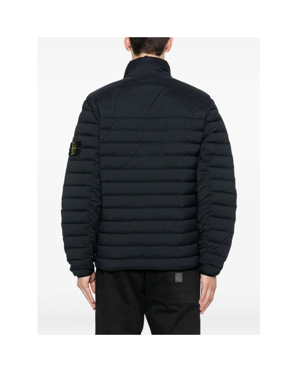 Stone Island Black Winter Jackets for men