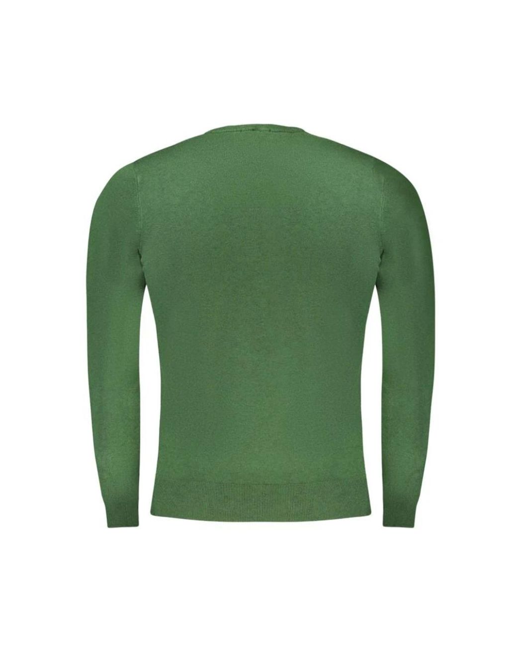 Roberto Cavalli Green Round-Neck Knitwear for men