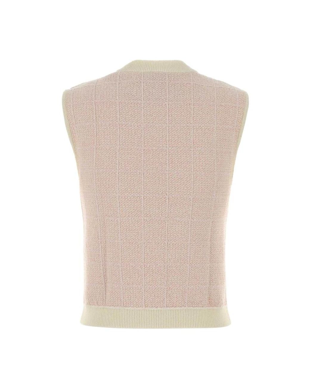 Balmain Natural Round-Neck Knitwear
