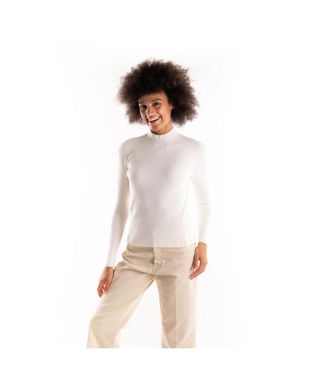 Turtlenecks hinnominate de color Natural