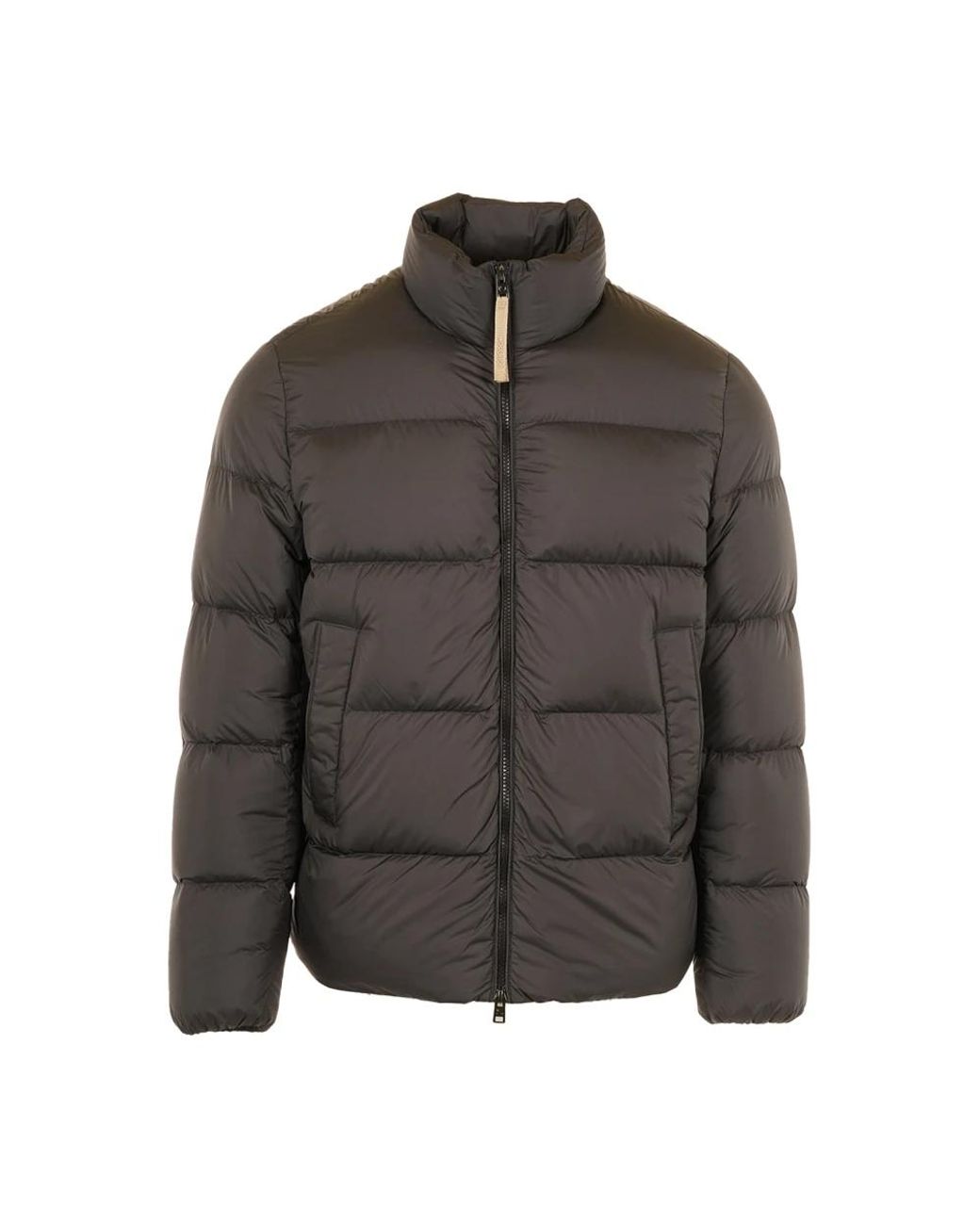 Woolrich Jassen ,Zwart ,Leer Cloud Eagle Jacket in het Gray voor heren