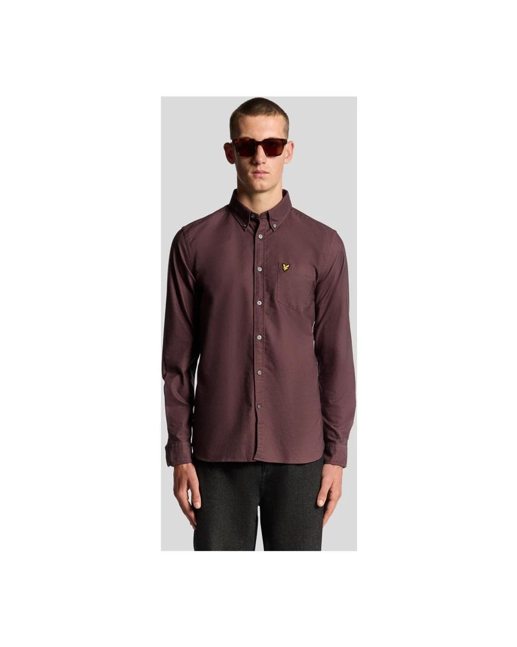 Lyle & Scott Brown Casual Shirts for men