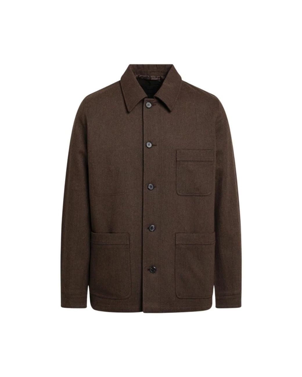 Prada Brown Light Jackets for men