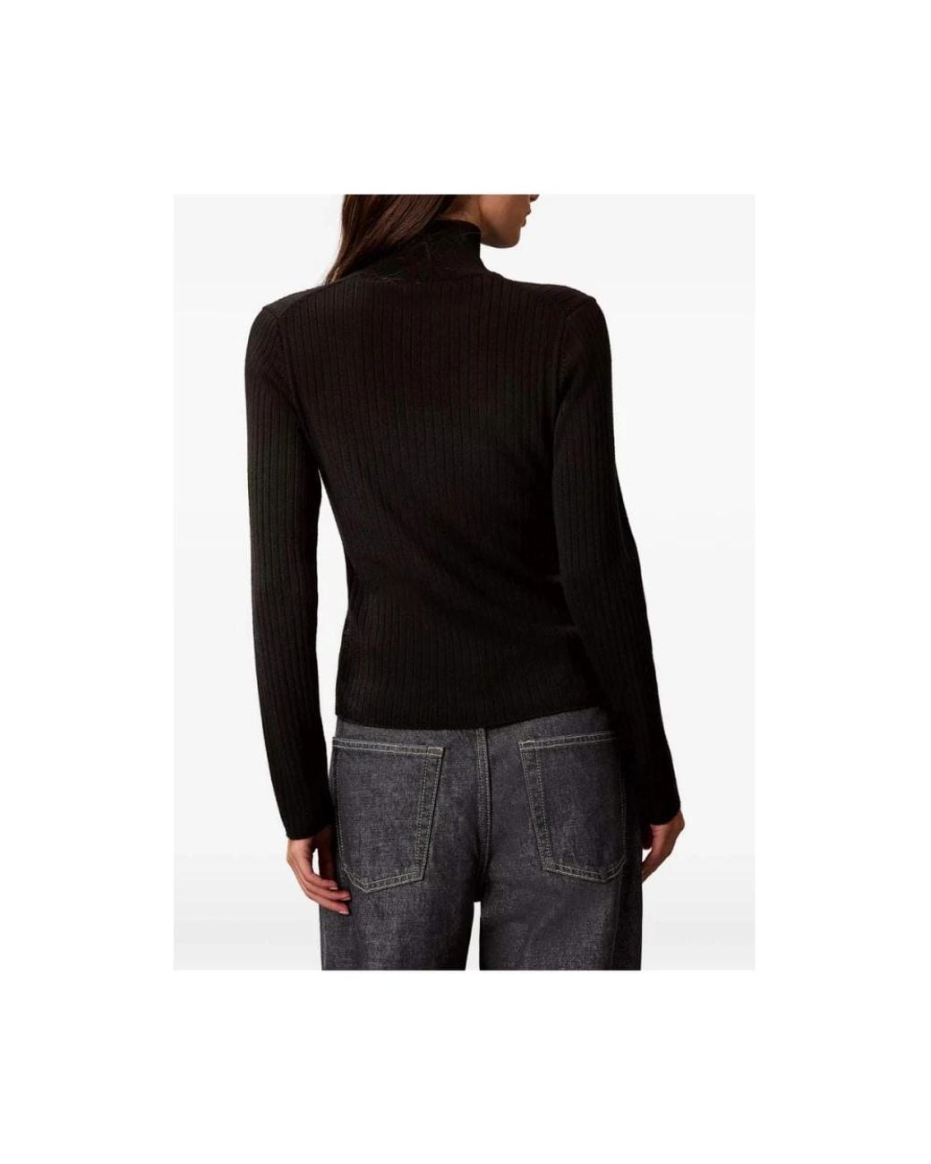 Calvin Klein Black Turtlenecks