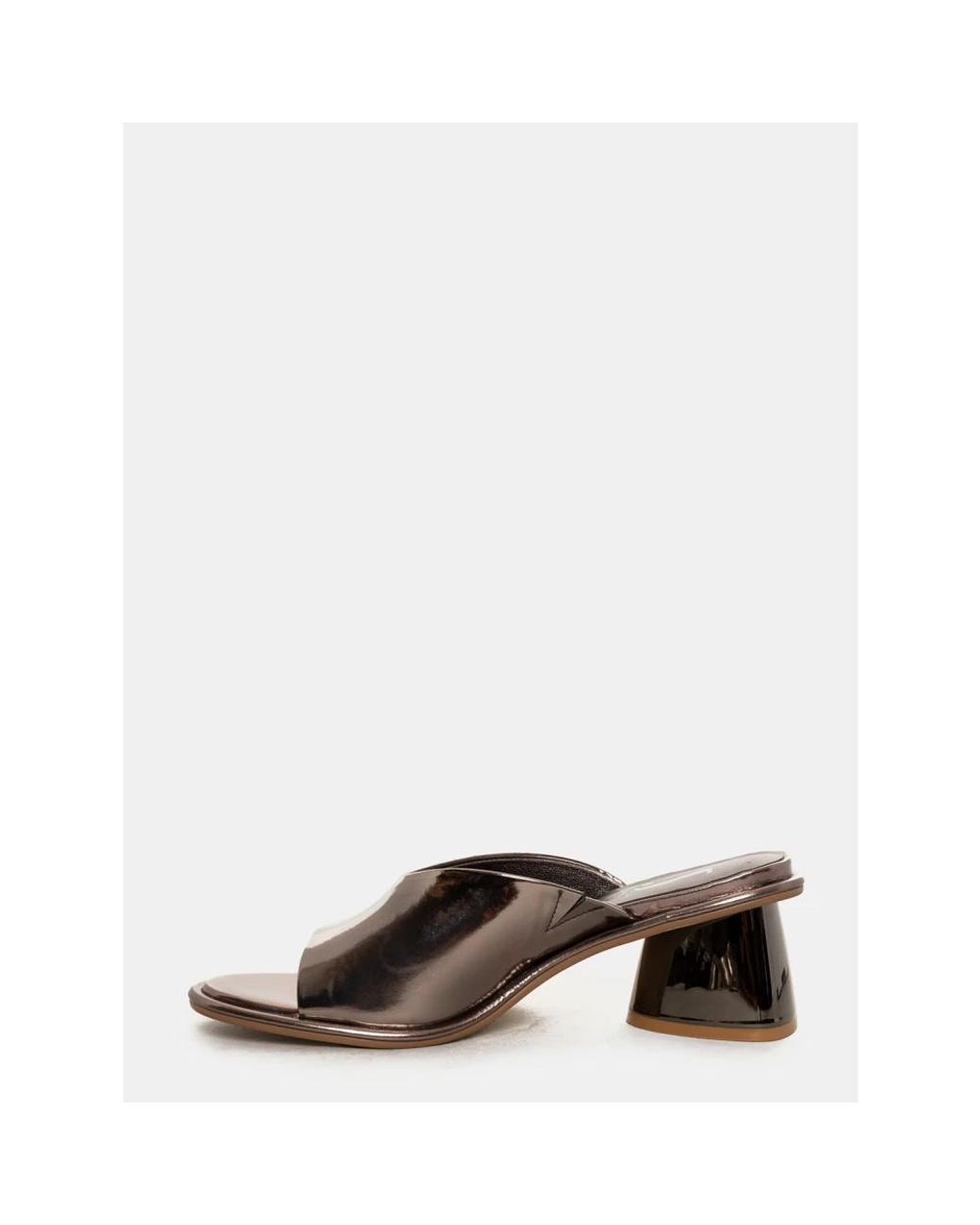 Heeled Mules di Jeannot in Brown