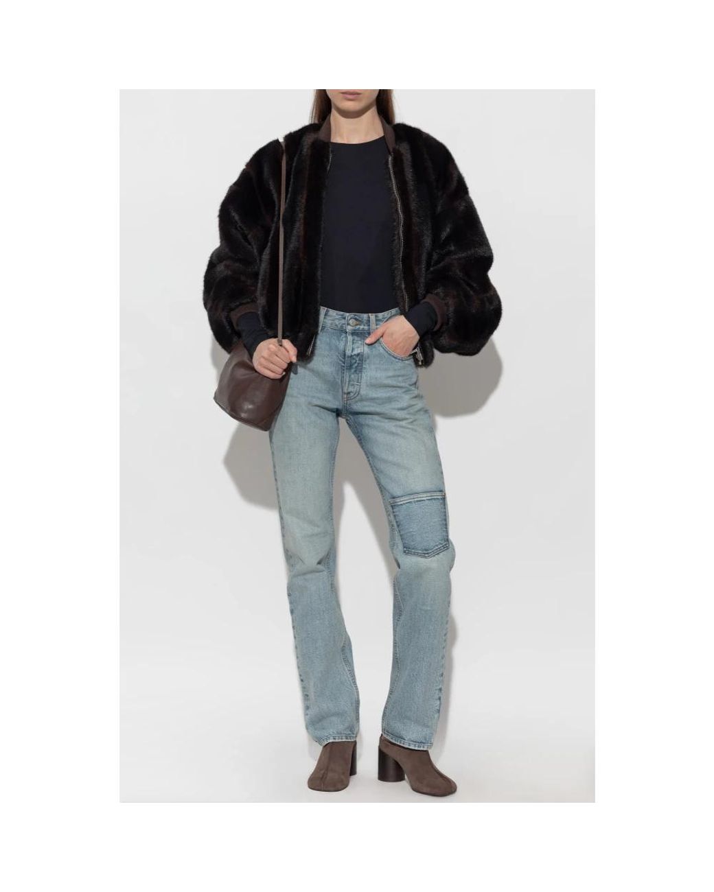 MM6 by Maison Margiela Blue Straight Jeans